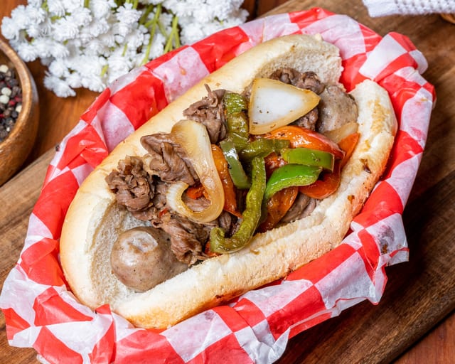 Chicago Italian Beef Combo.